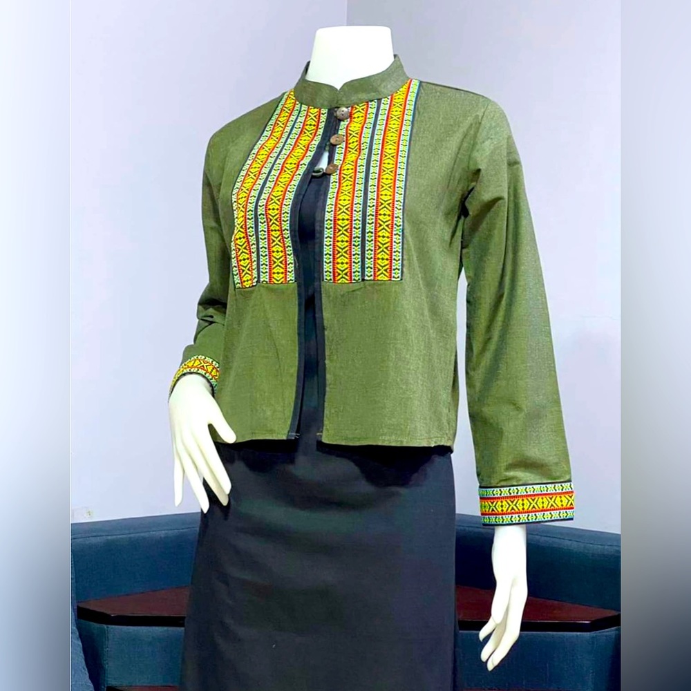 Colorful, fashion statement jacket. Light-weight bomber jacket for any occasion.